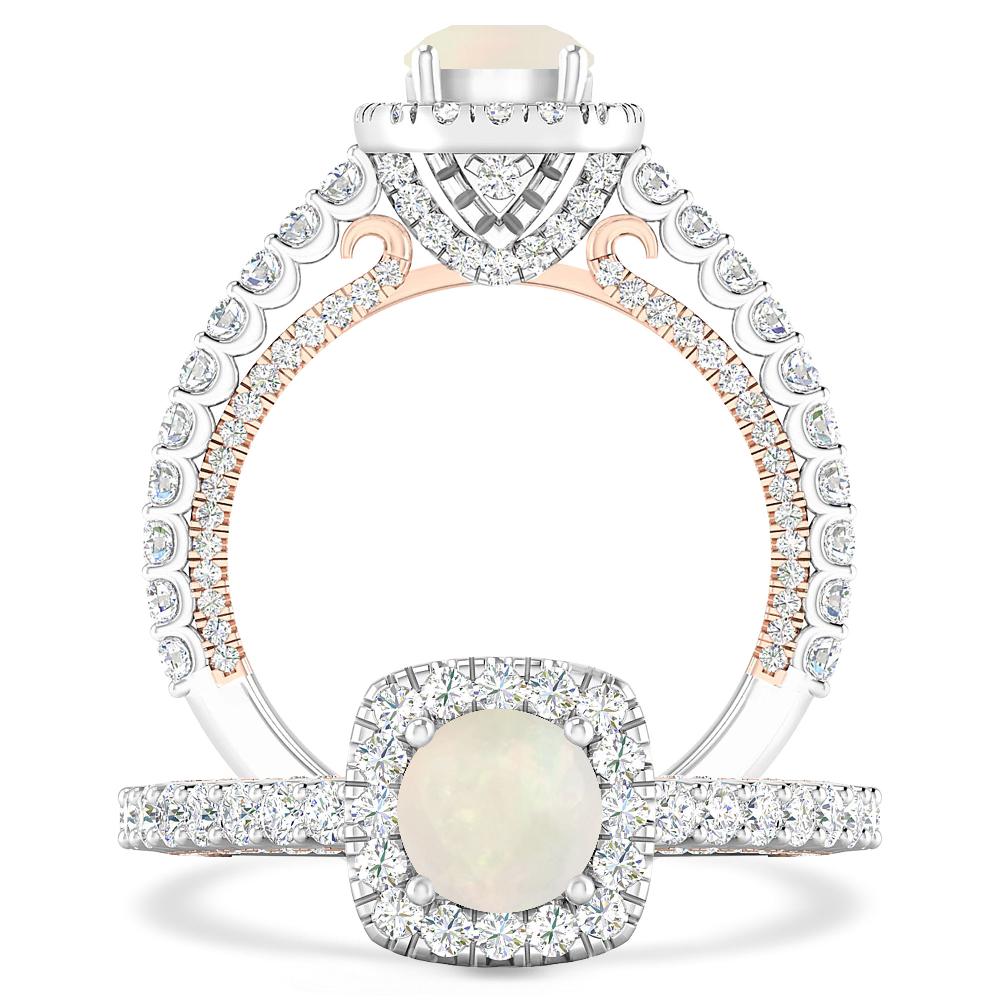 White Gold - Opal