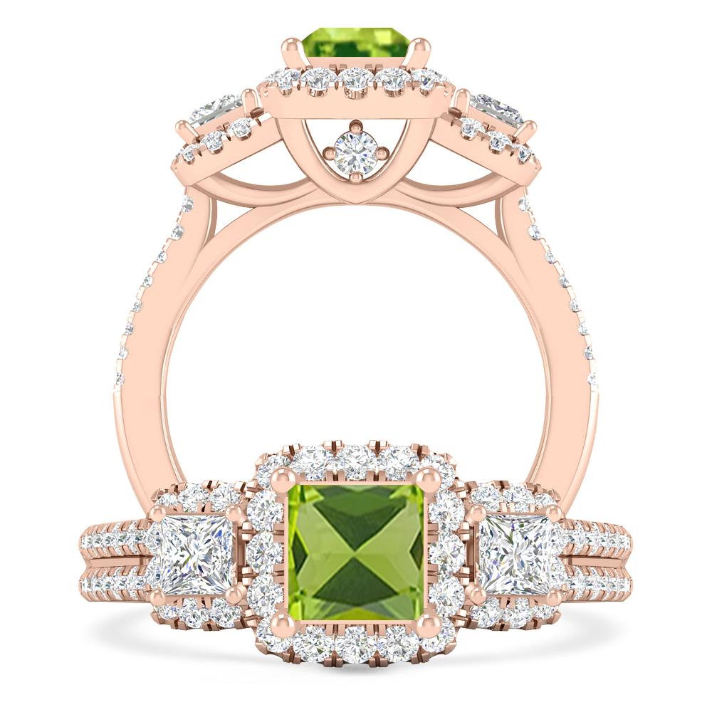 Rose Gold - Peridot