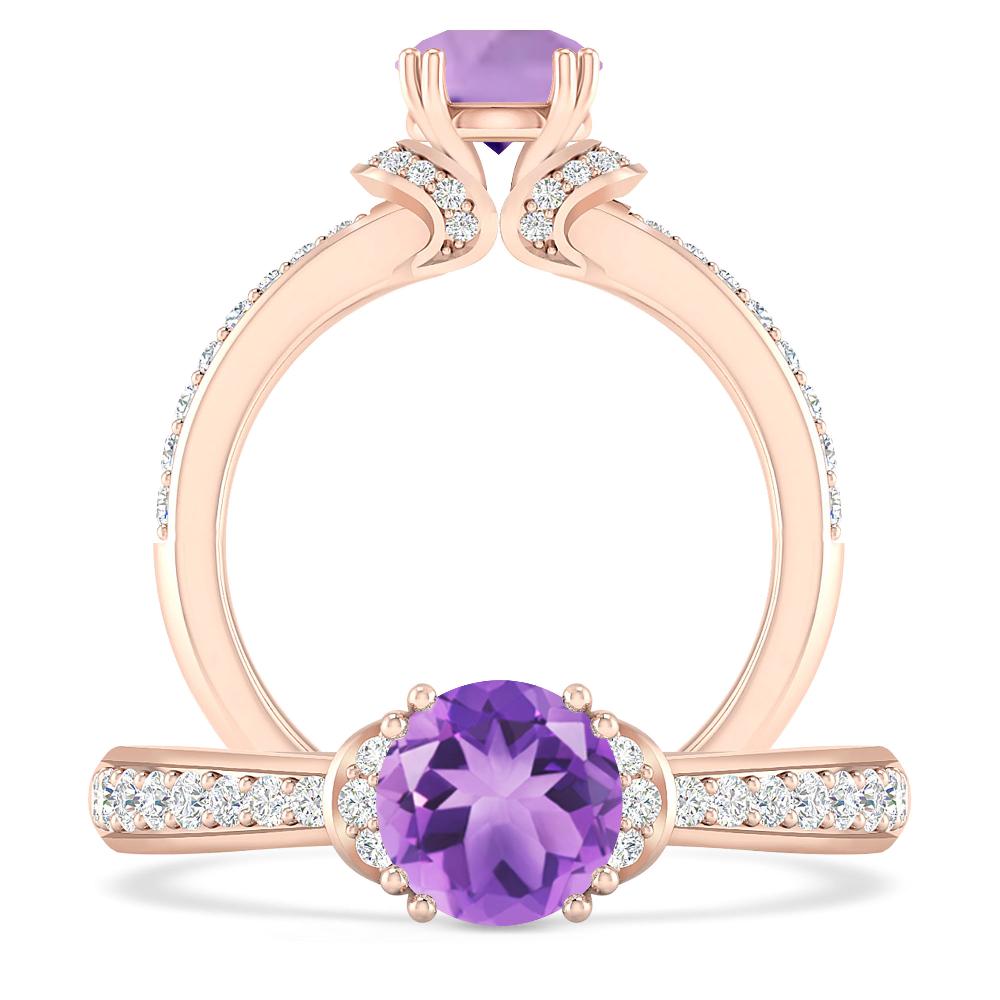 Rose Gold - Amethyst