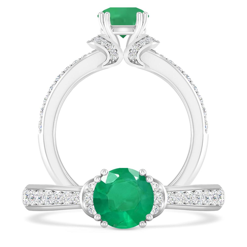 White Gold - Emerald