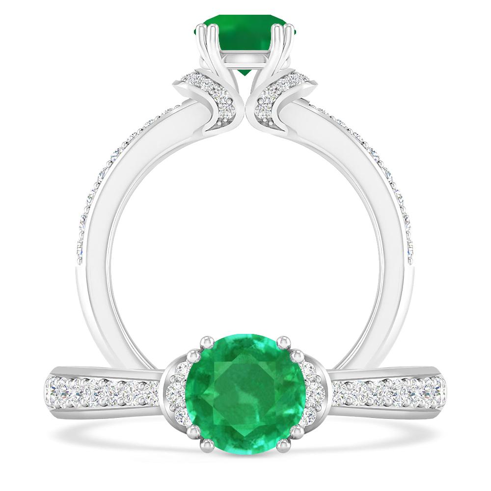 White Gold - Emerald