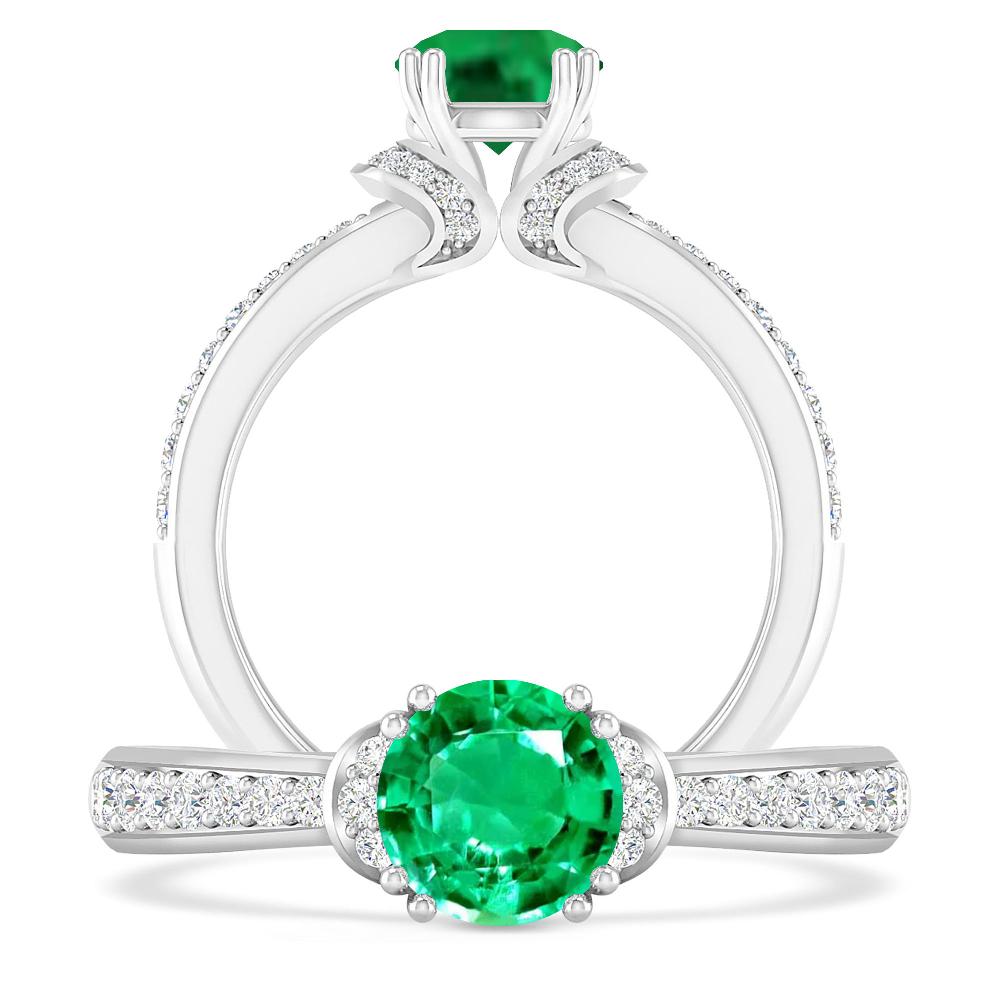 White Gold - Emerald
