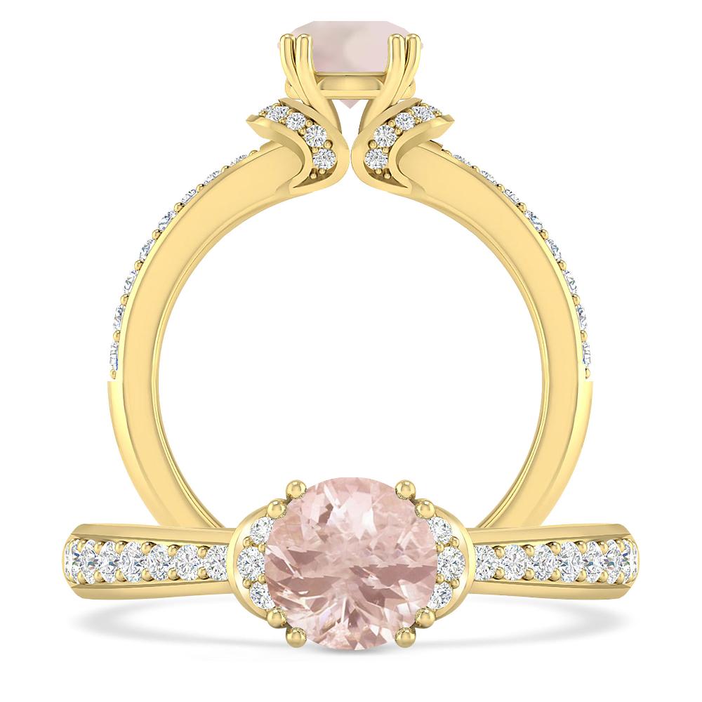Yellow Gold - Morganite
