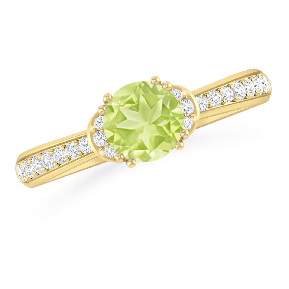 Yellow Gold - Peridot