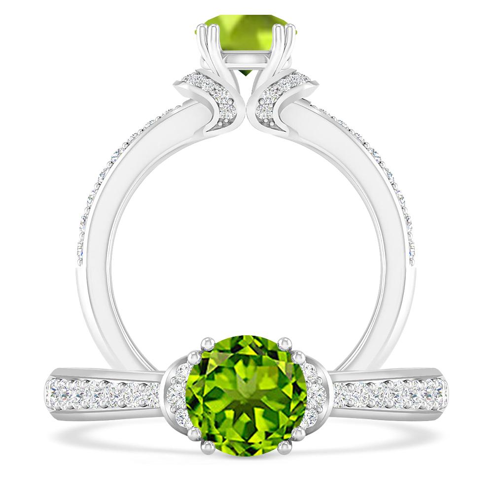 White Gold - Peridot