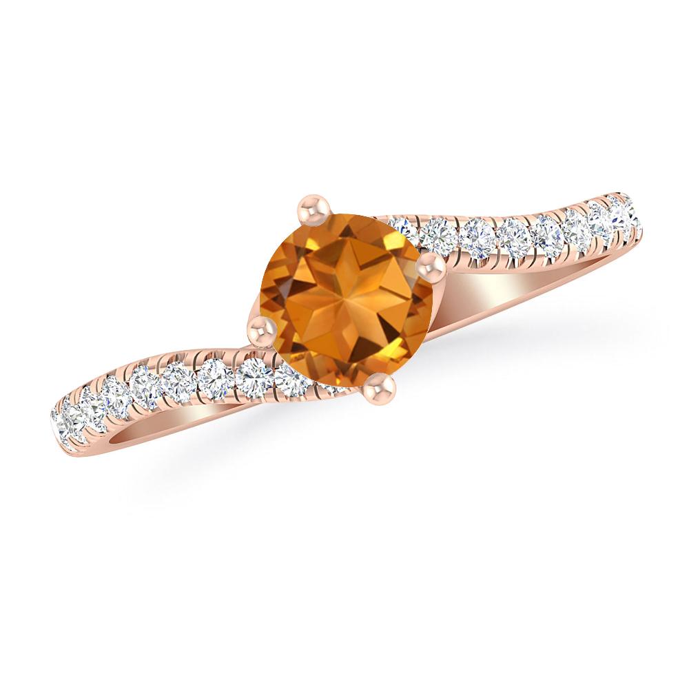 Rose Gold - Citrine