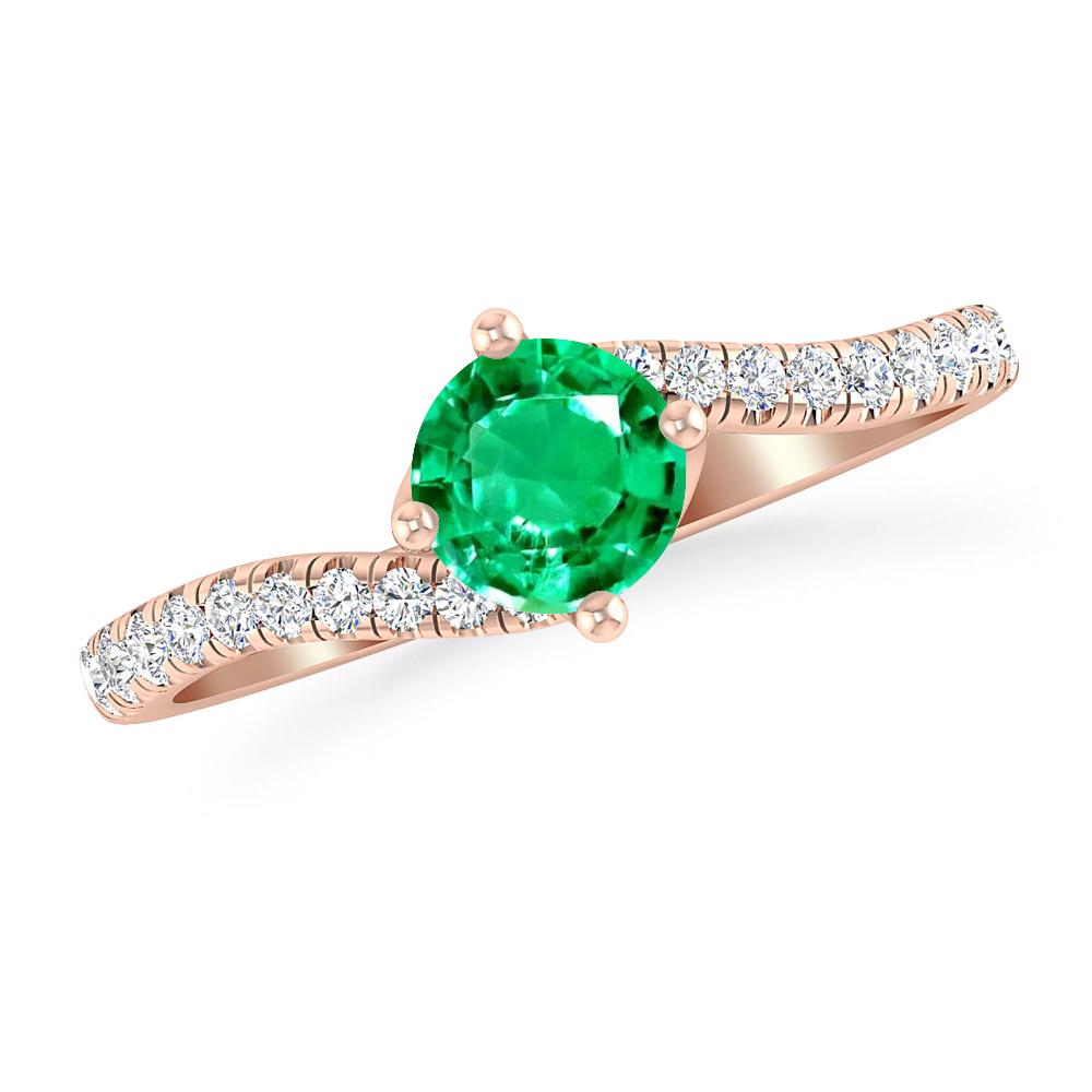 Rose Gold - Emerald