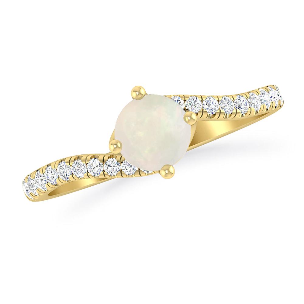 Yellow Gold - Opal