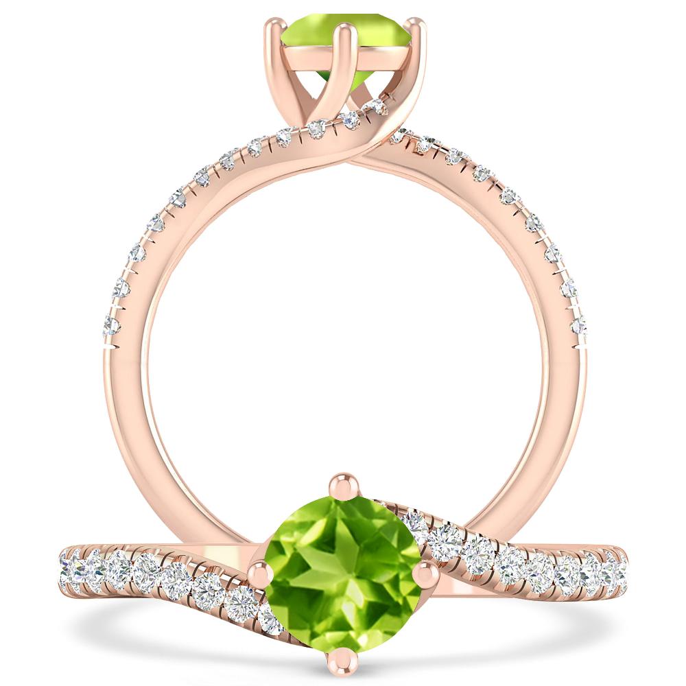 Rose Gold - Peridot