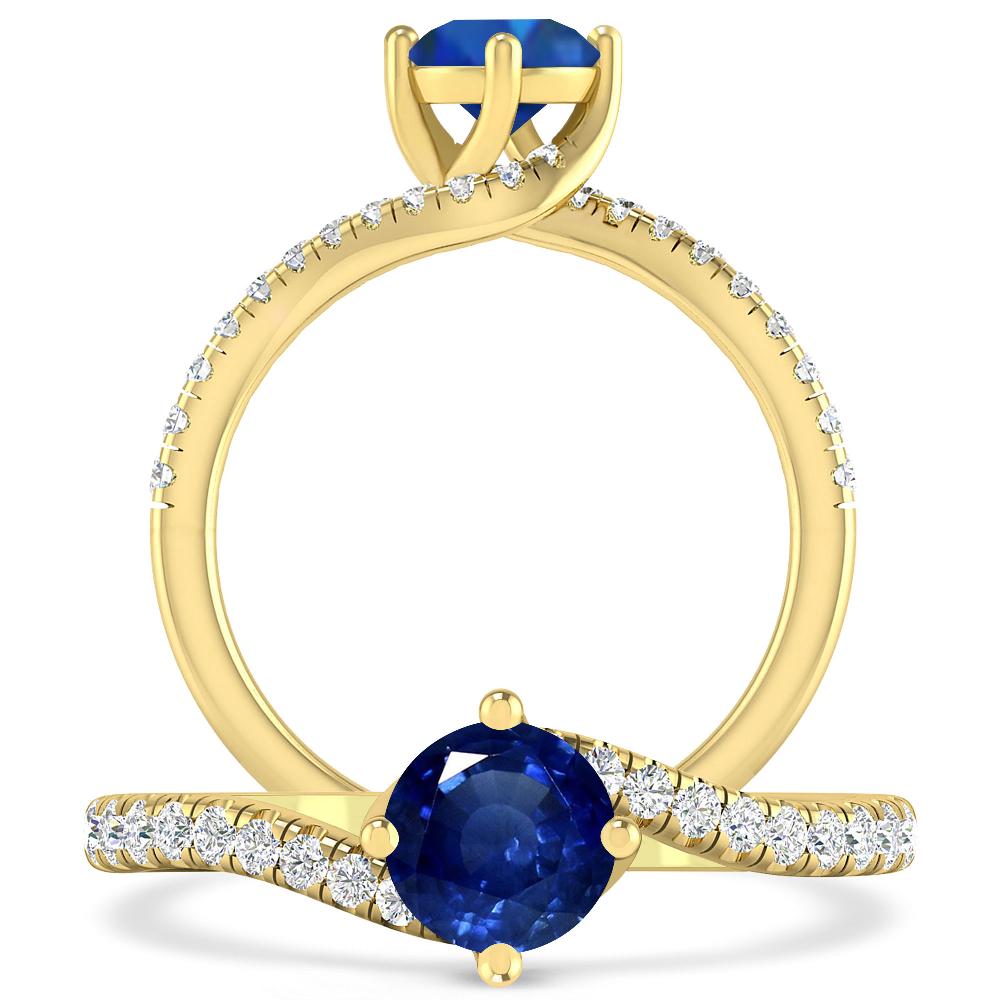 Yellow Gold - Sapphire
