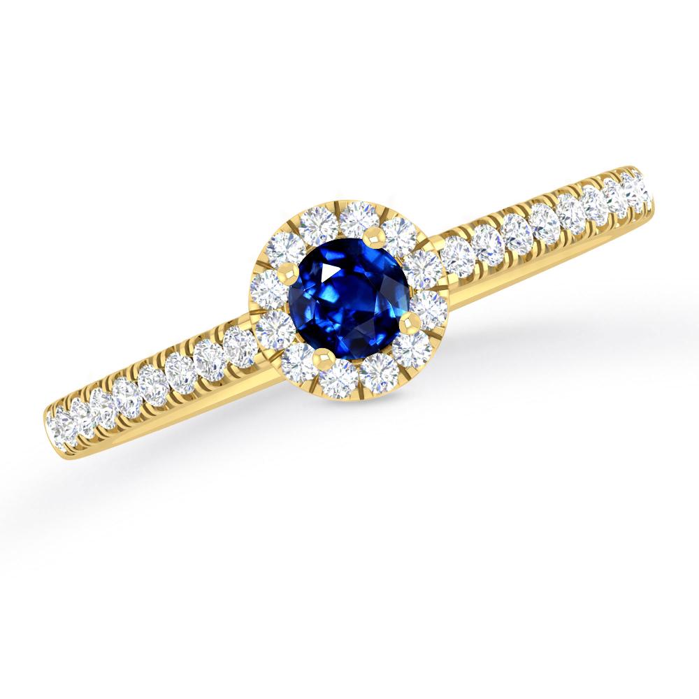 Yellow Gold - Sapphire