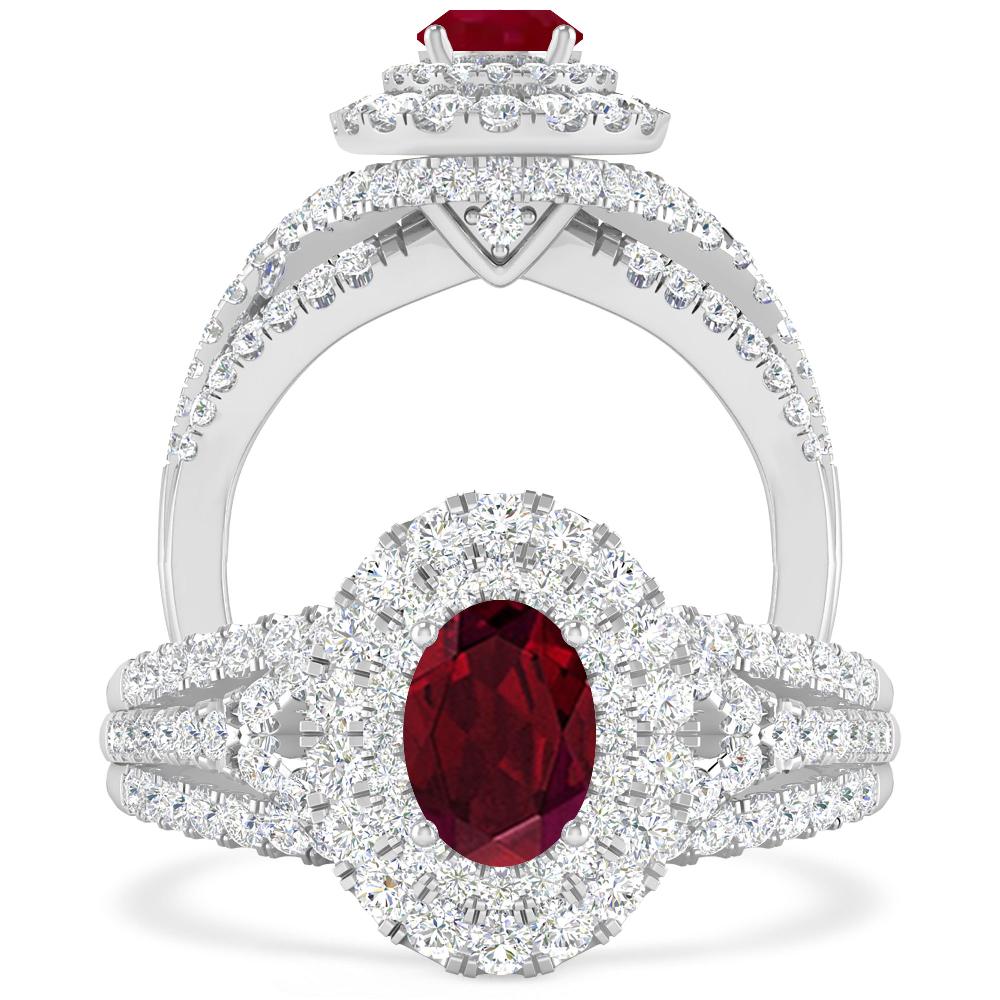 White Gold - Garnet