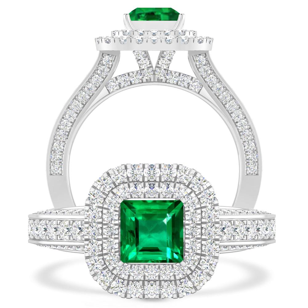 White Gold - Emerald