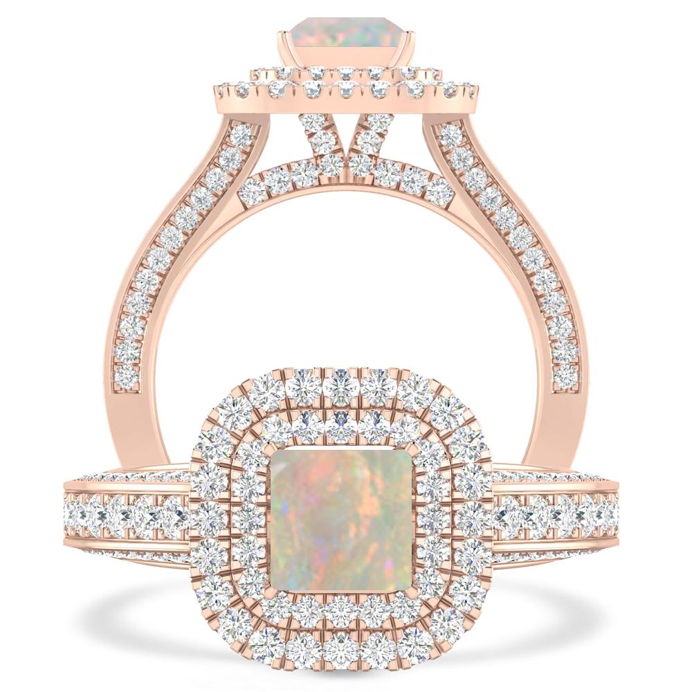Rose Gold - Opal