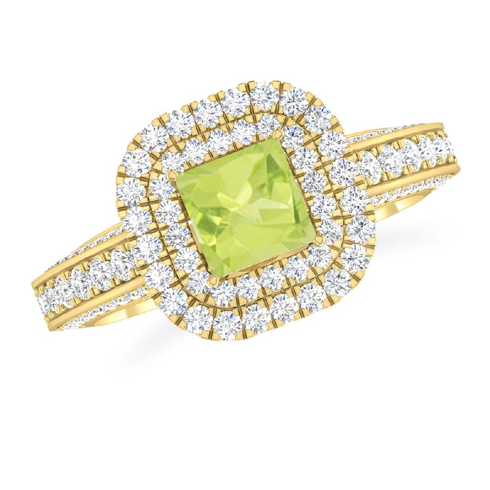 Yellow Gold - Peridot