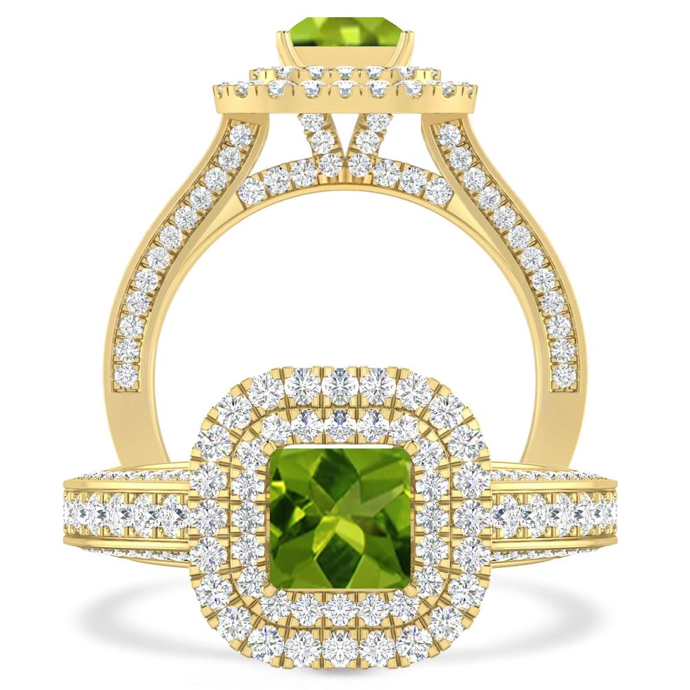 Yellow Gold - Peridot