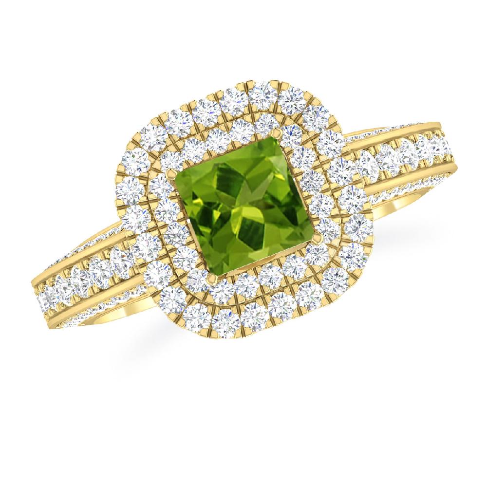 Yellow Gold - Peridot