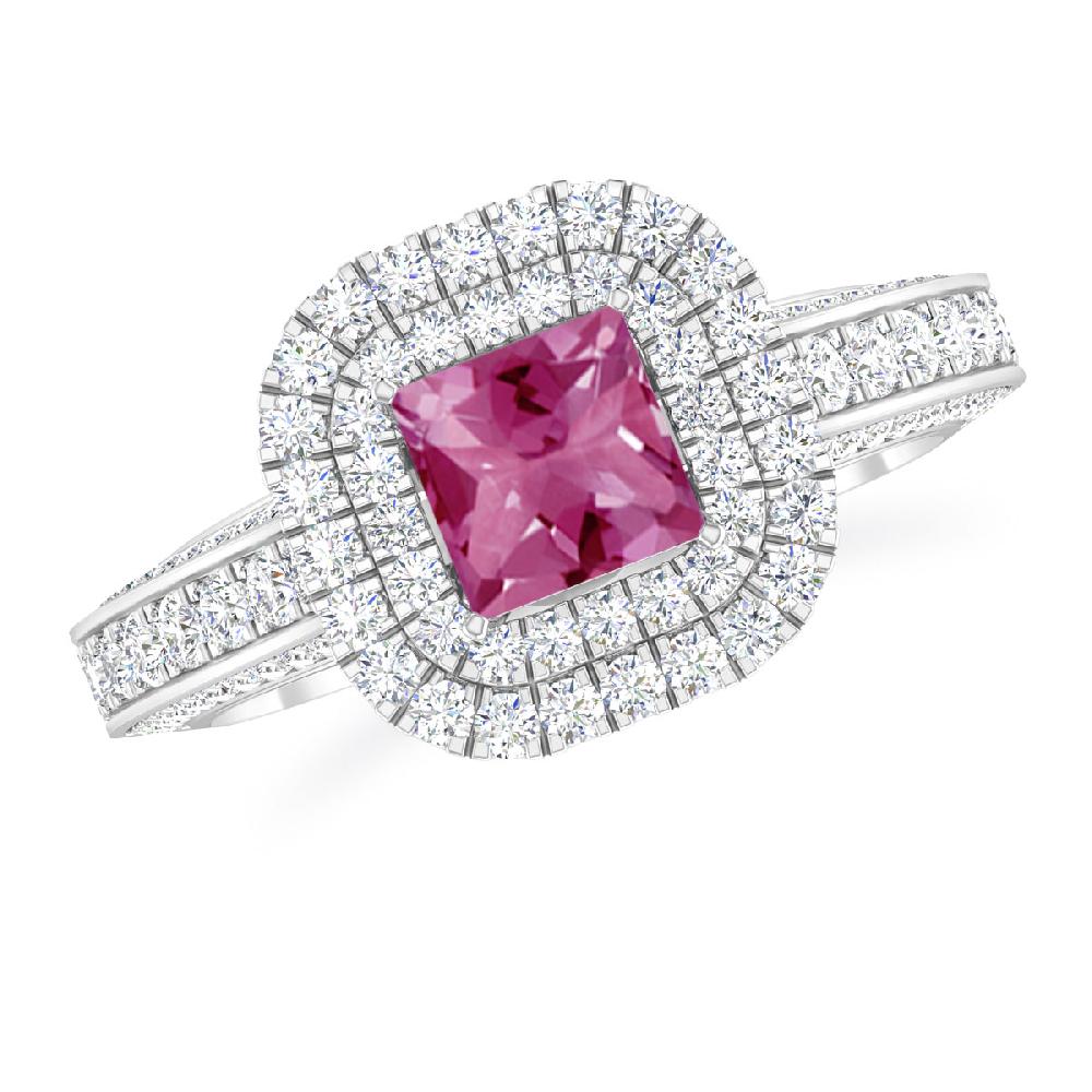 White Gold - Pink Tourmaline