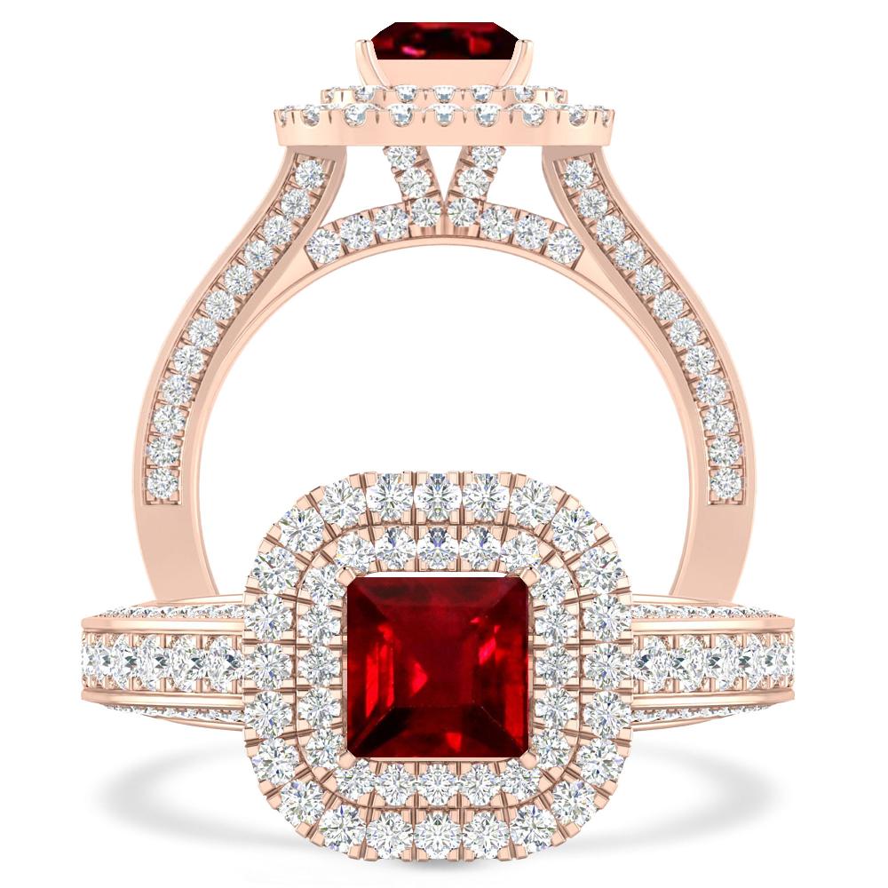 Rose Gold - Ruby