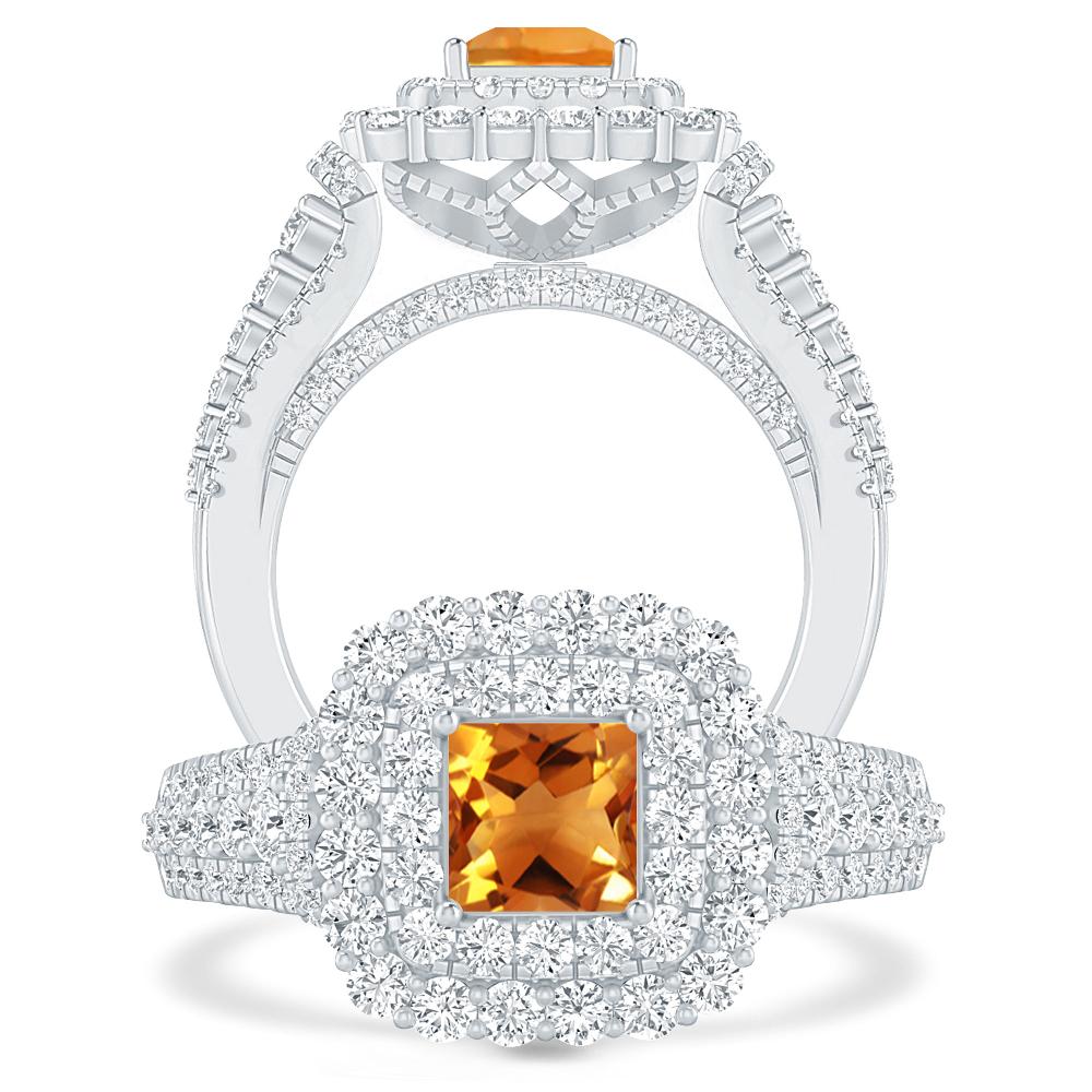 White Gold - Citrine