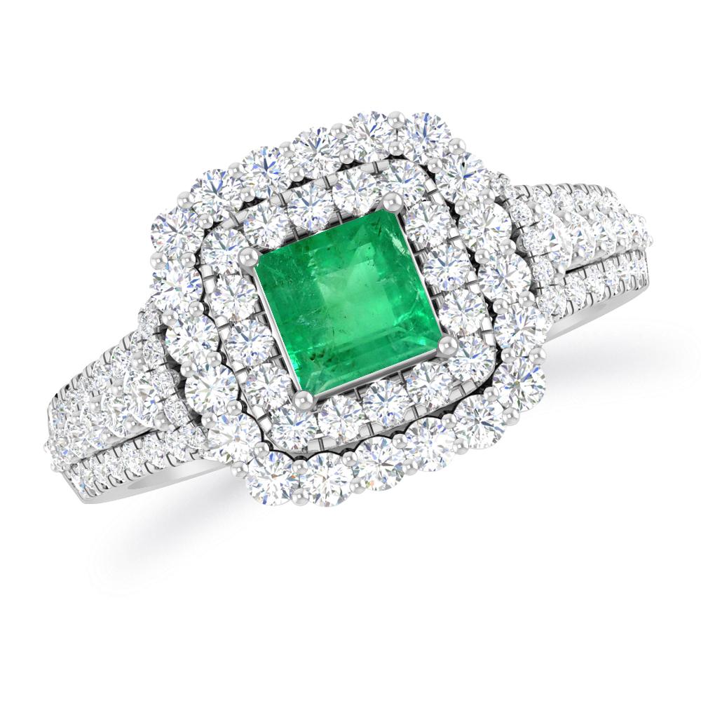 White Gold - Emerald