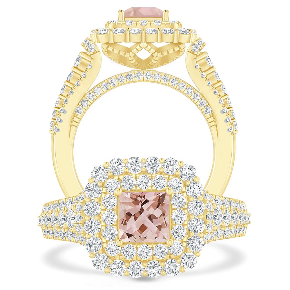 Yellow Gold - Morganite