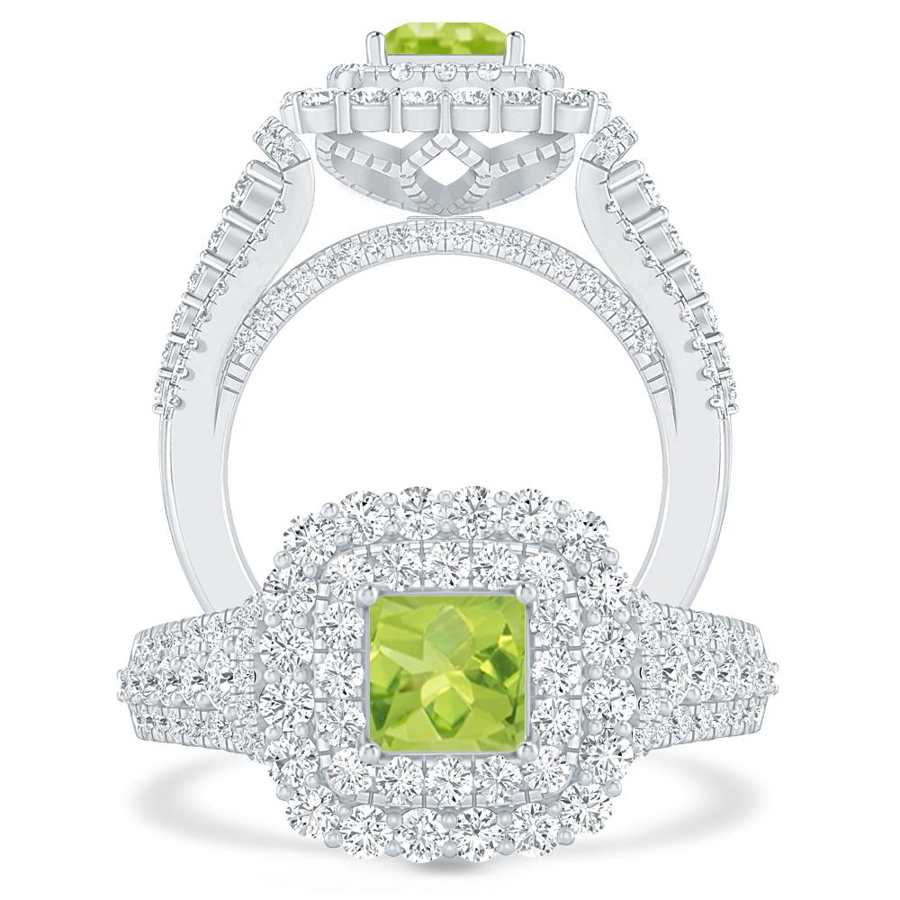 White Gold - Peridot