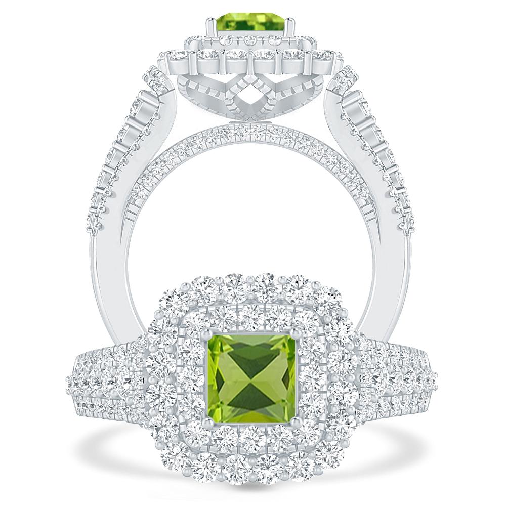 White Gold - Peridot
