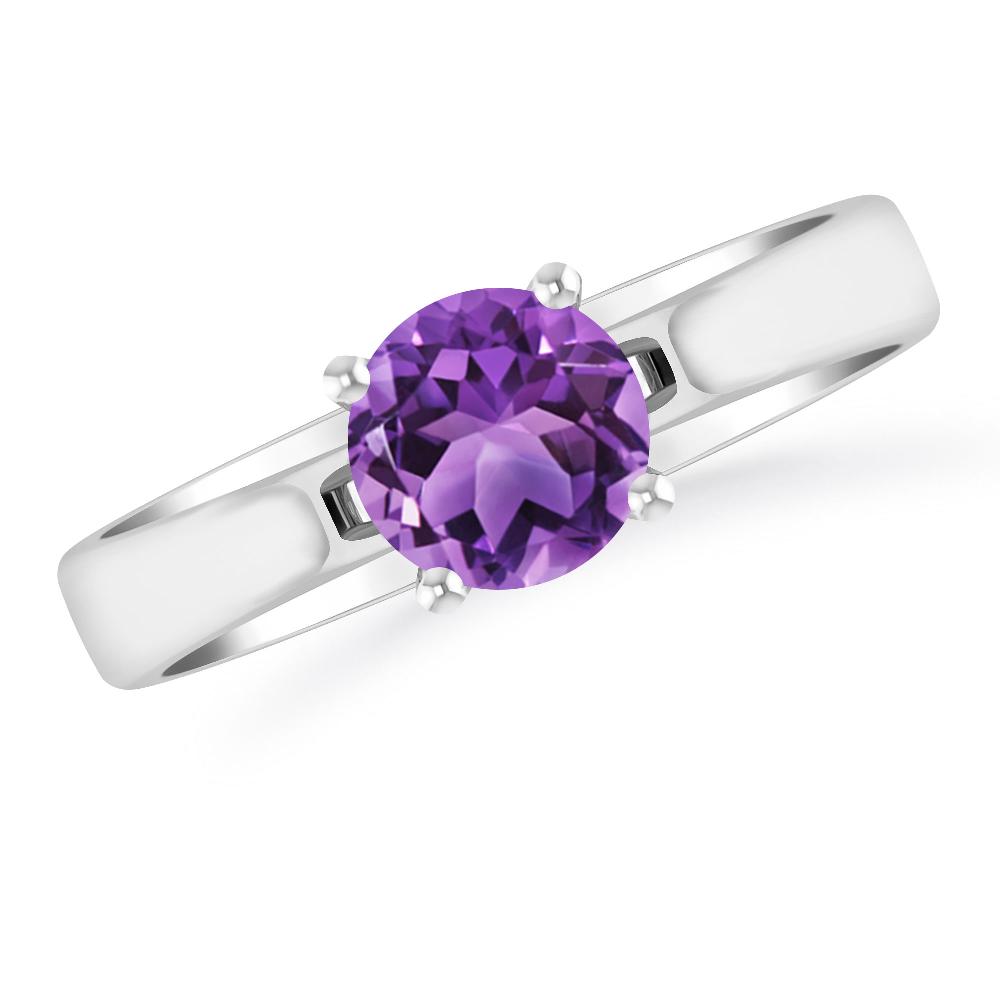 White Gold - Amethyst