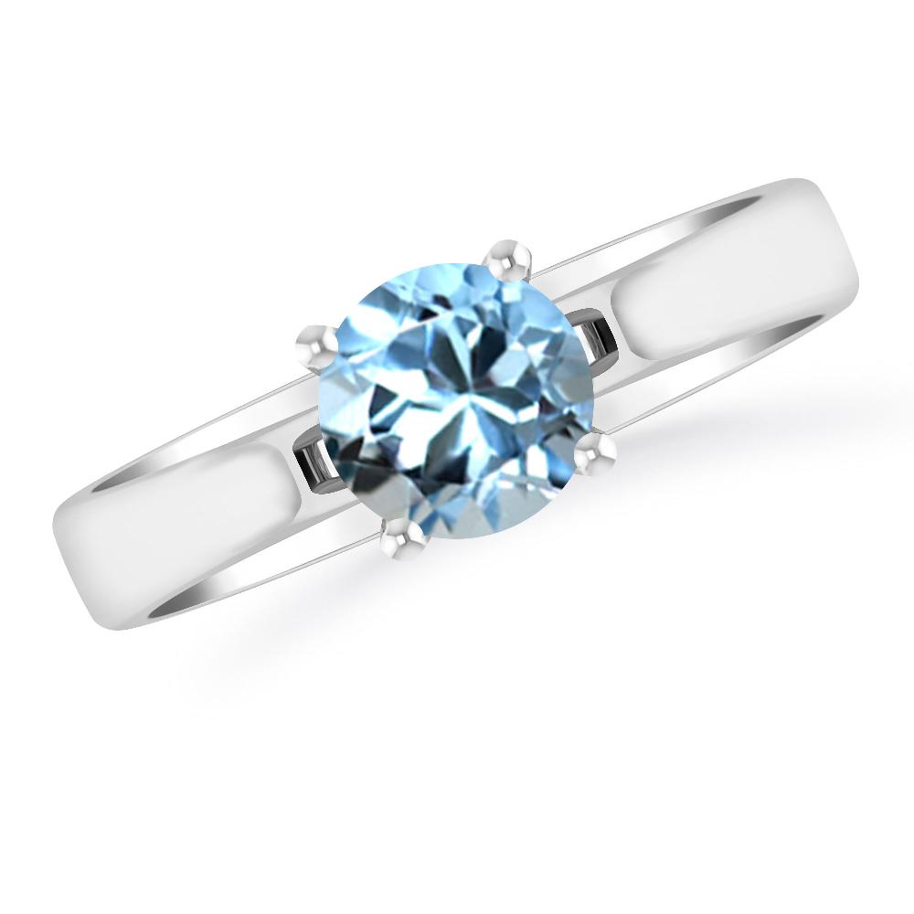 White Gold - Aquamarine