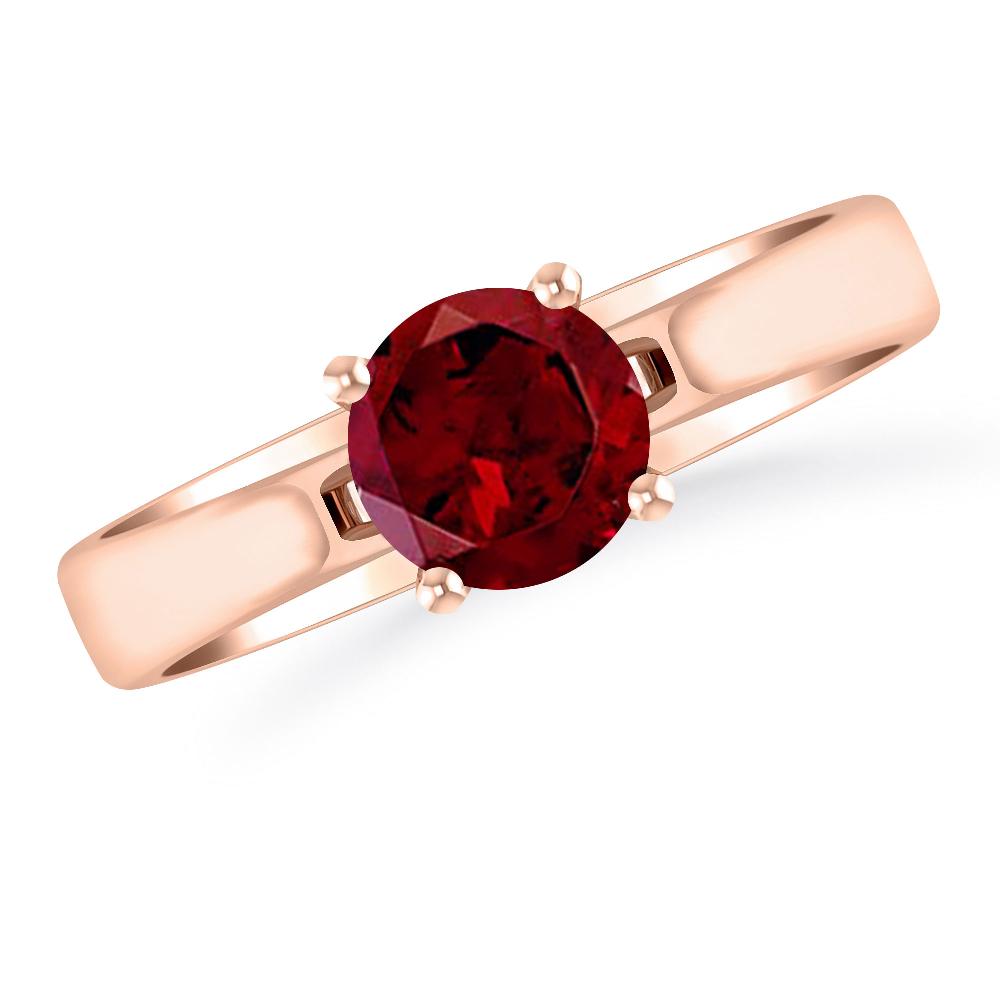 Rose Gold - Garnet