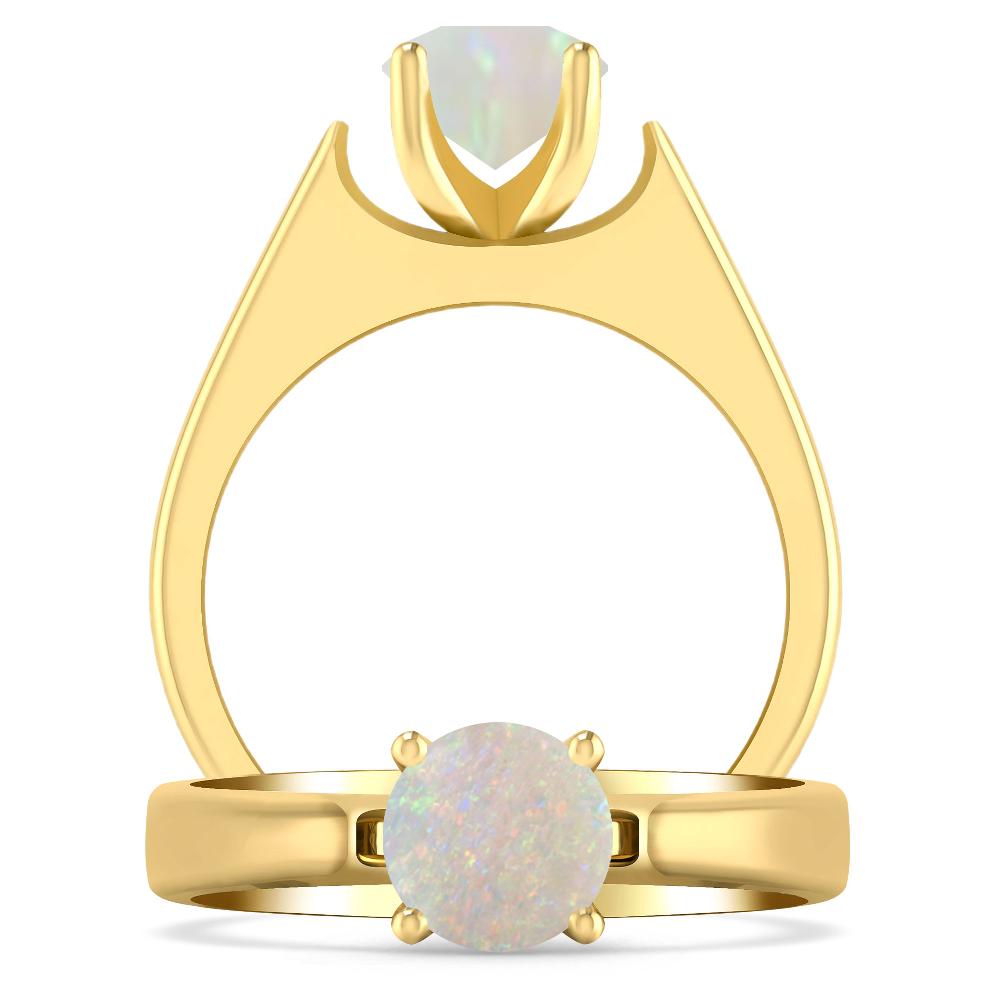 Yellow Gold - Opal