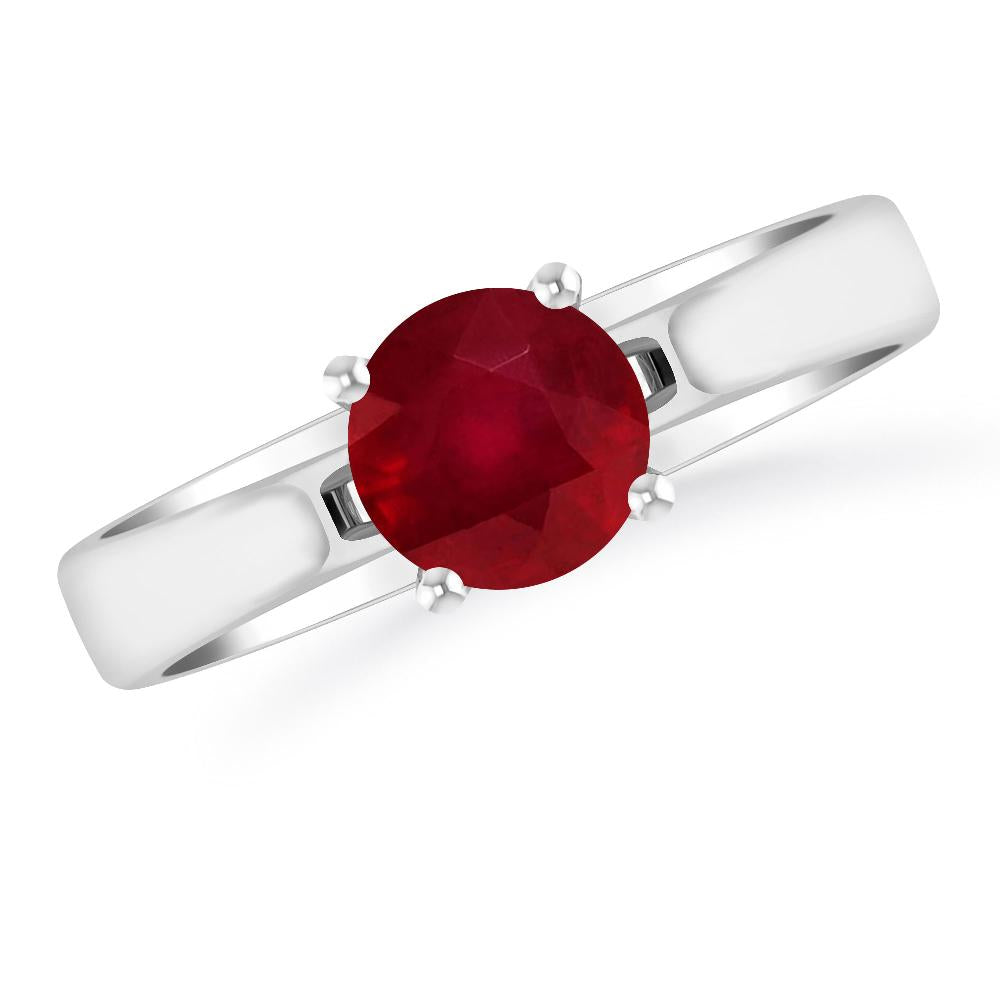 White Gold - Ruby