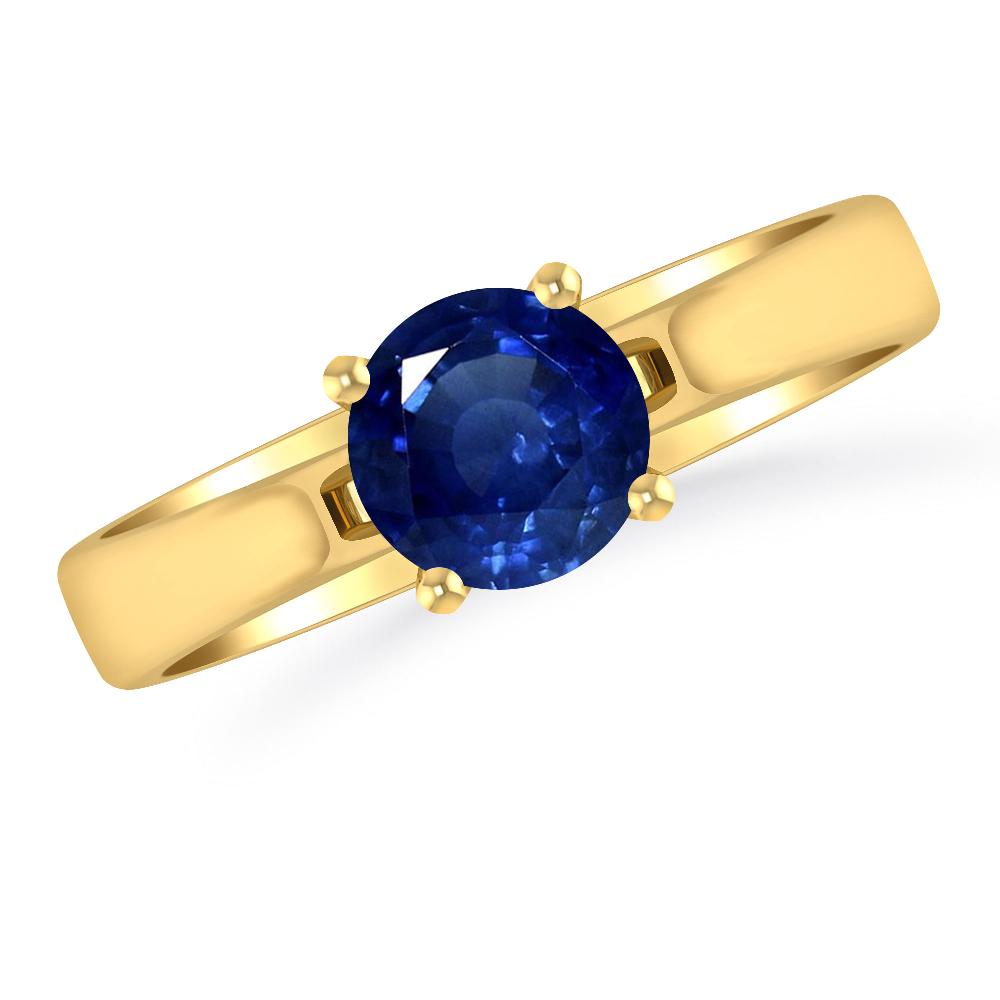 Yellow Gold - Sapphire