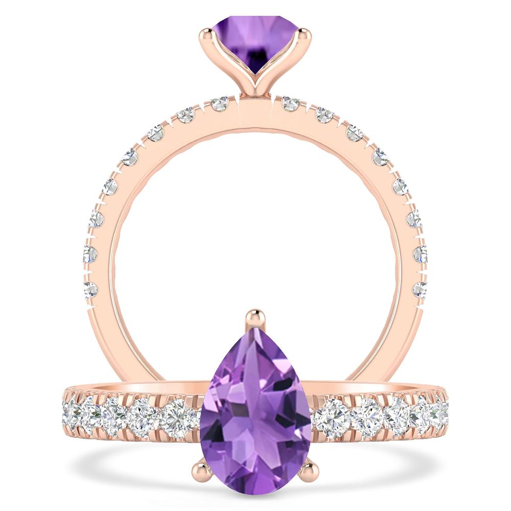 Rose Gold - Amethyst