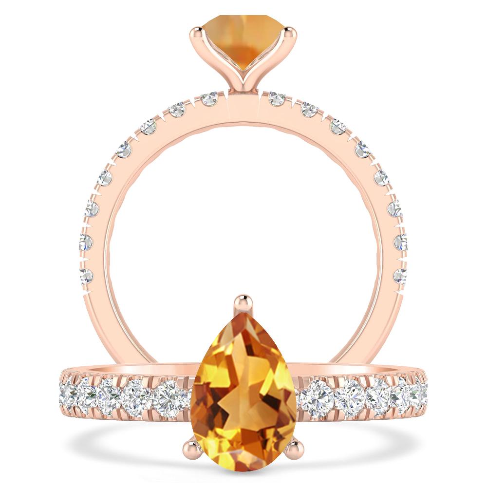 Rose Gold - Citrine