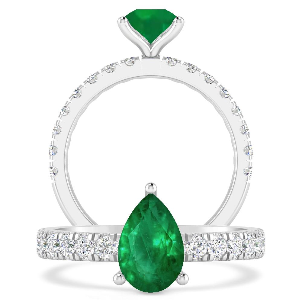 White Gold - Emerald