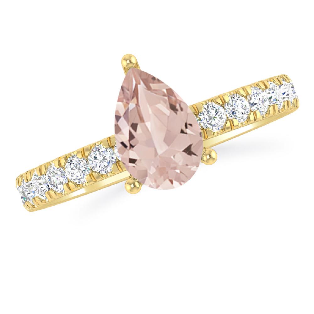 Yellow Gold - Morganite