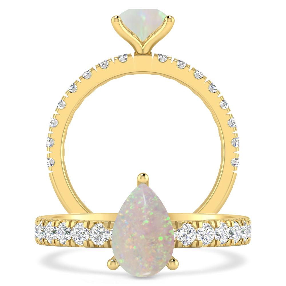 Yellow Gold - Opal