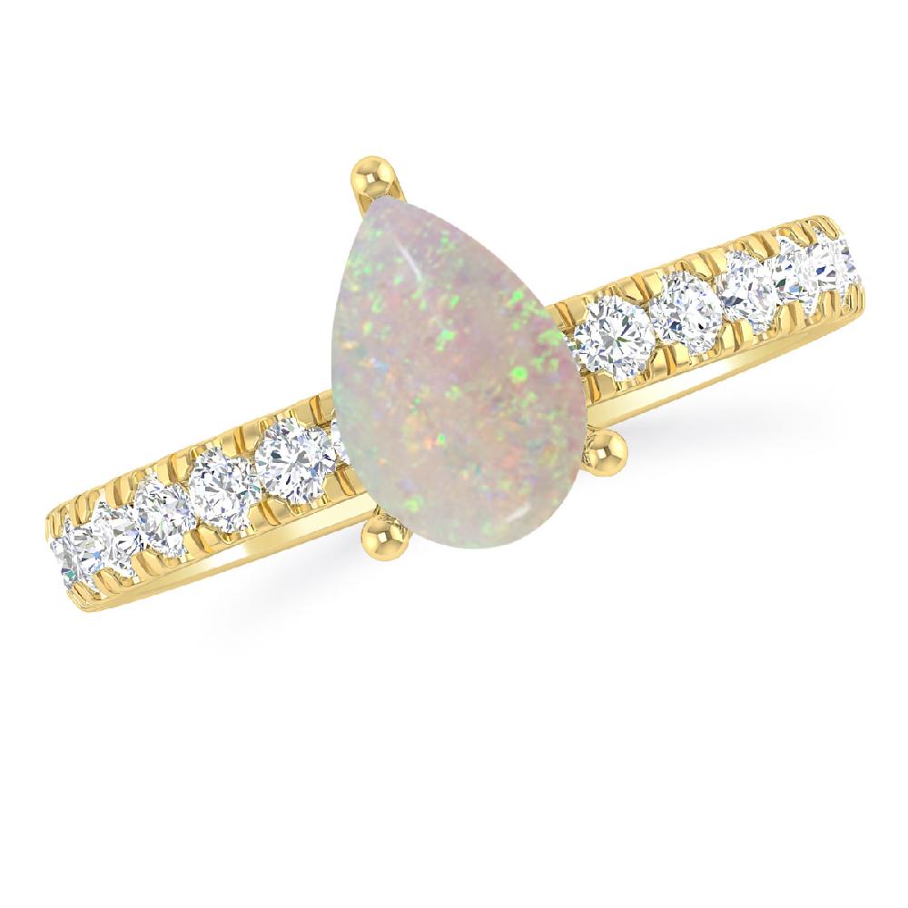 Yellow Gold - Opal