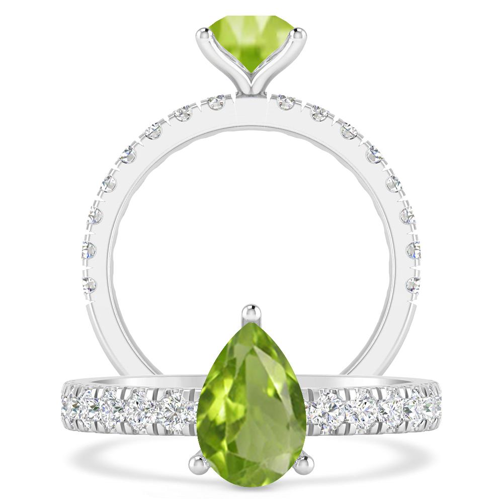 White Gold - Peridot