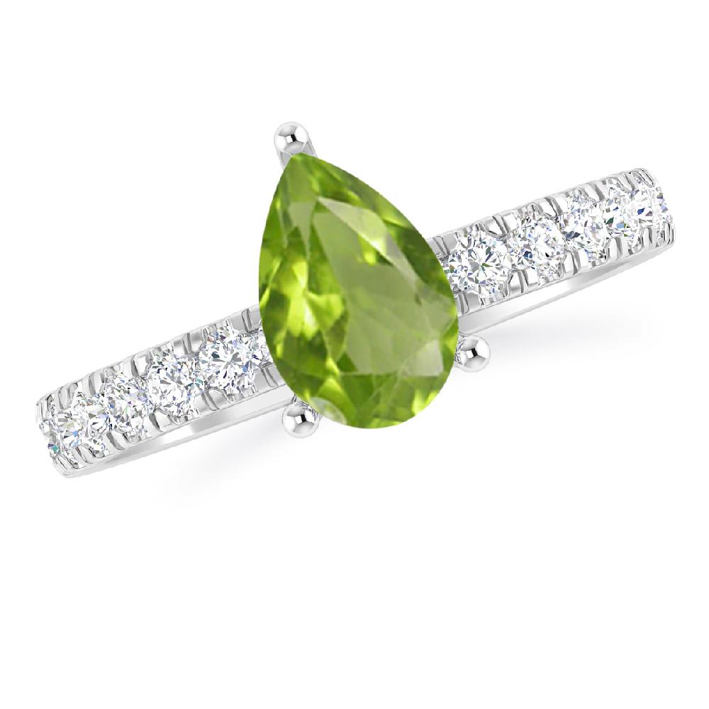 White Gold - Peridot