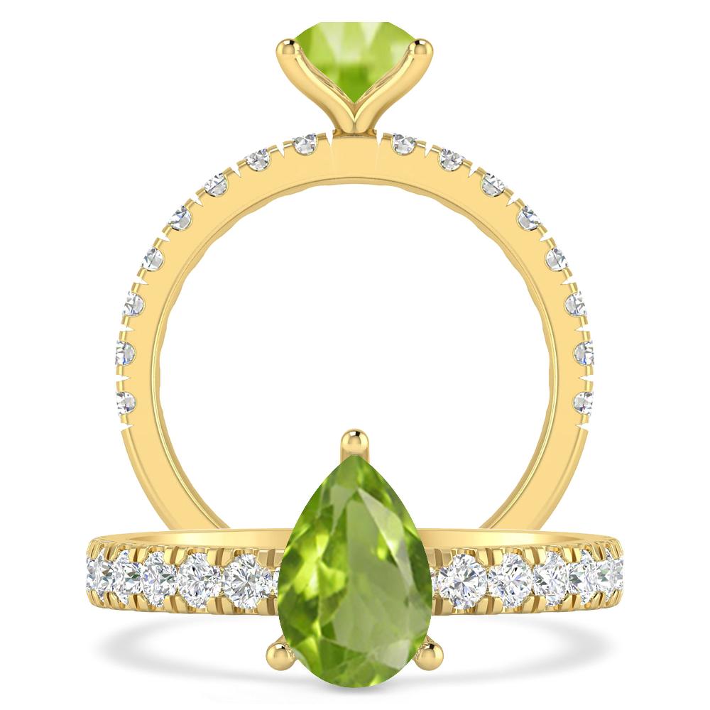 Yellow Gold - Peridot