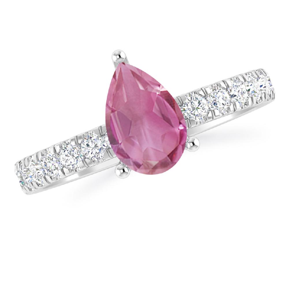 White Gold - Pink Tourmaline
