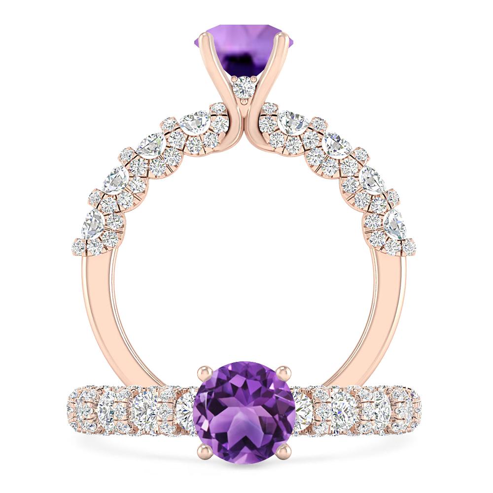 Rose Gold - Amethyst