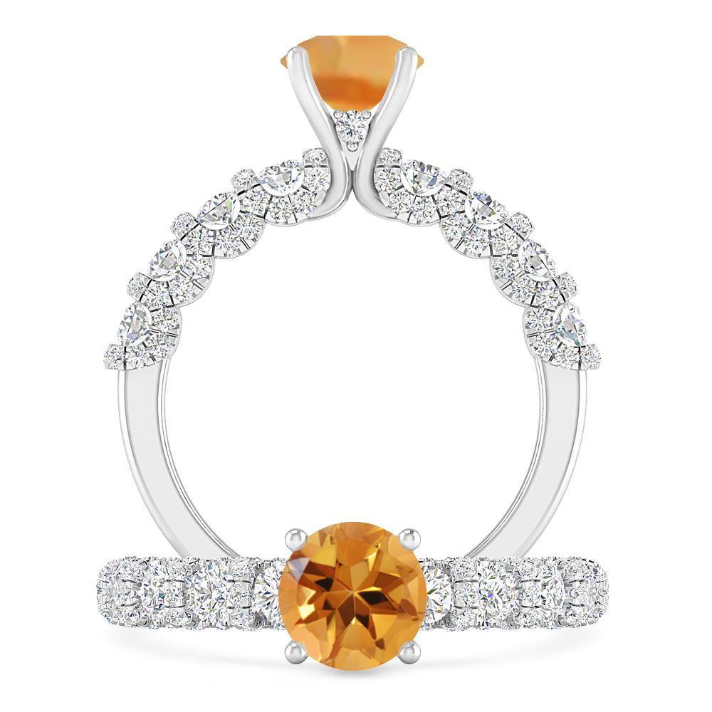 White Gold - Citrine