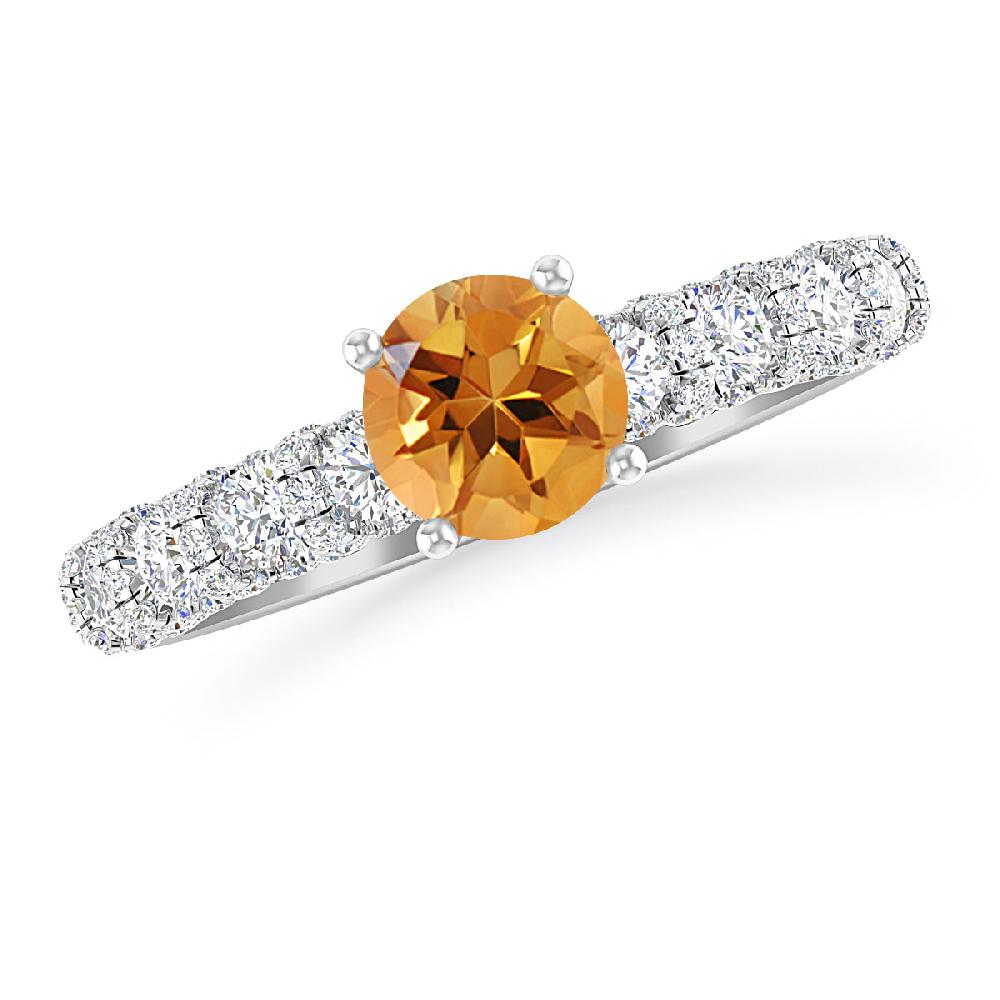 White Gold - Citrine