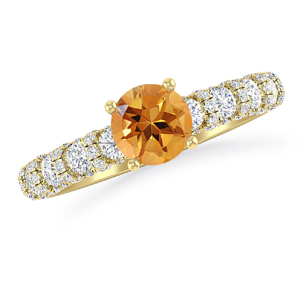 Yellow Gold - Citrine