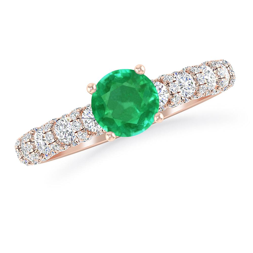 Rose Gold - Emerald