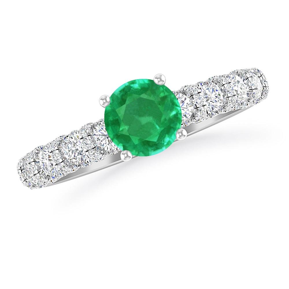 White Gold - Emerald